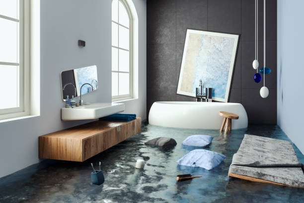 Water damage restoration process in Ironton, OH